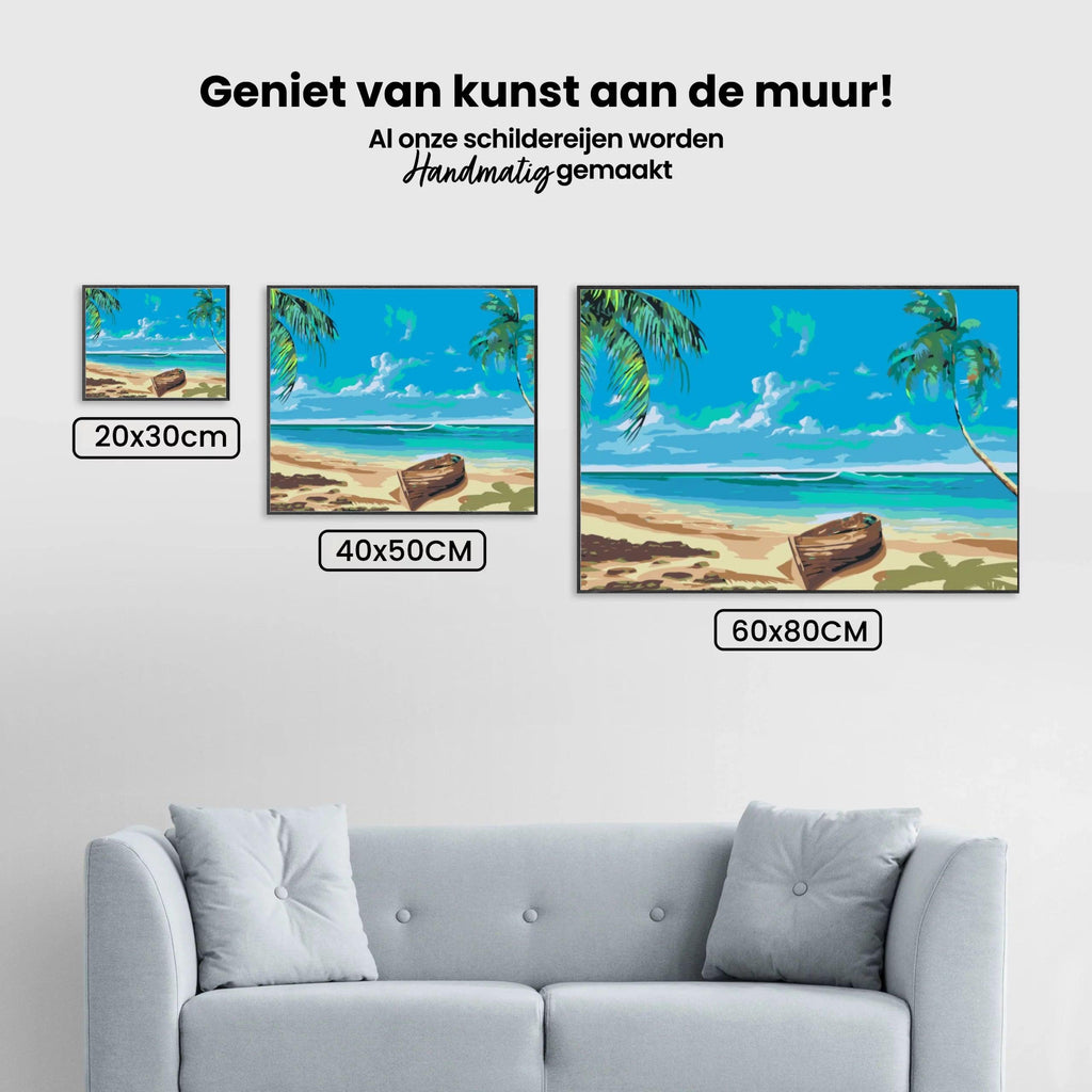Diamantmalerei - Boot am Strand - SEOS Shop ®