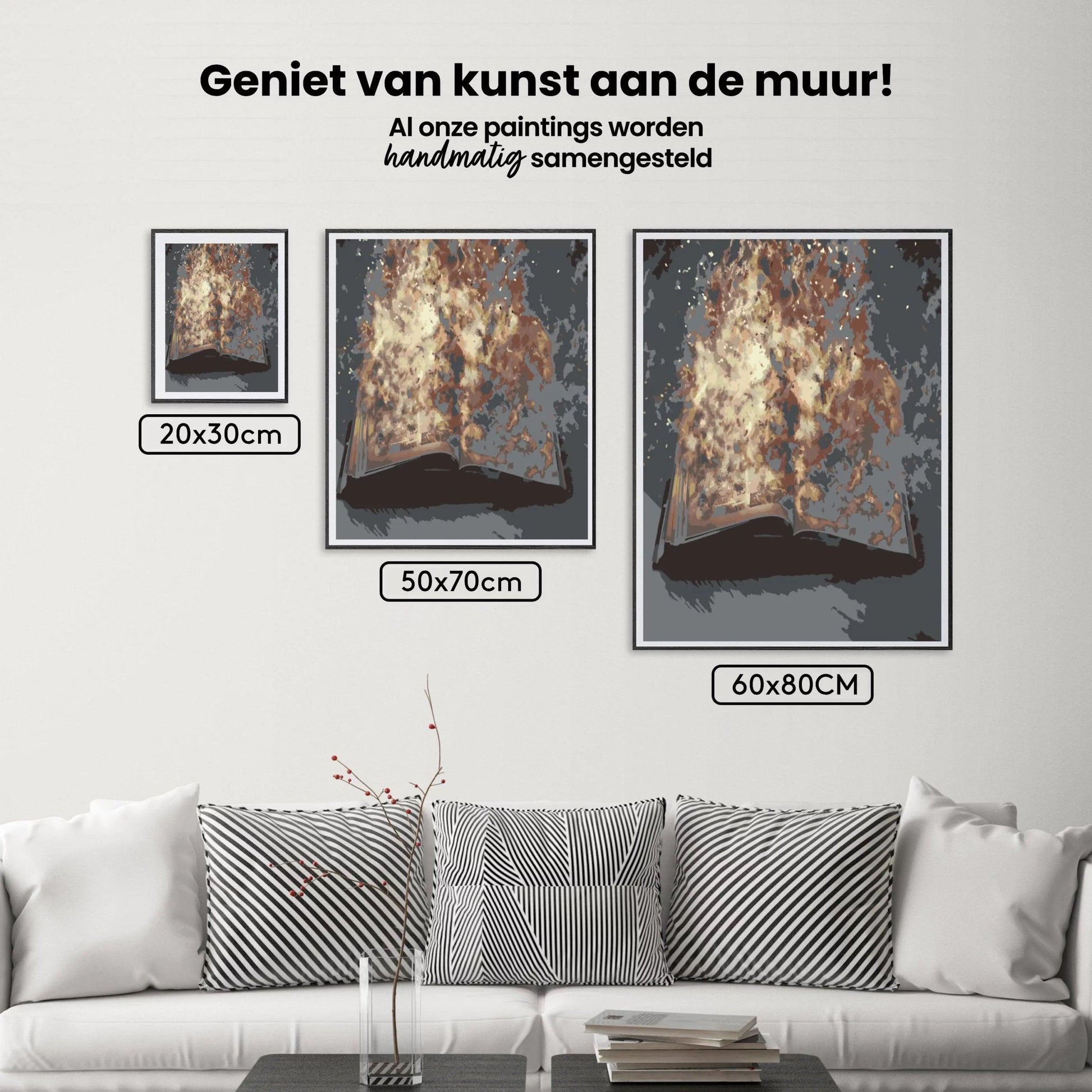 Diamantmalerei - Brennendes Buch - SEOS Shop ®