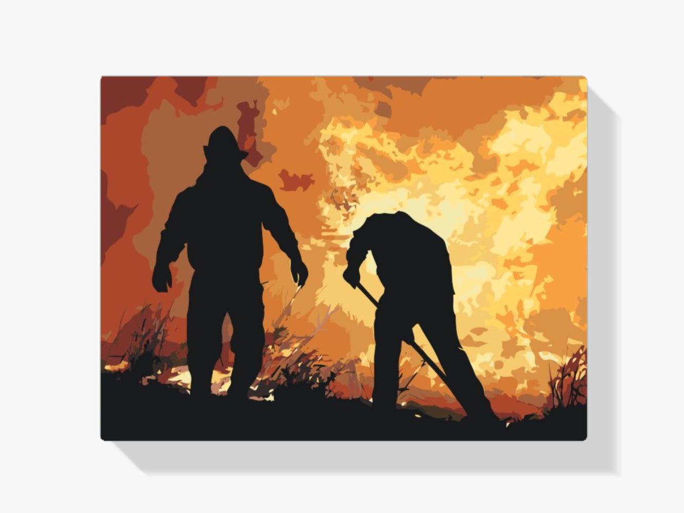 Diamantmalerei - Feuerwehrleute im Einsatz - SEOS Shop ®