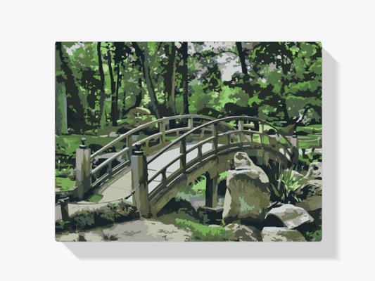 Diamond Painting - Brücke im Garten - SEOS Shop ®