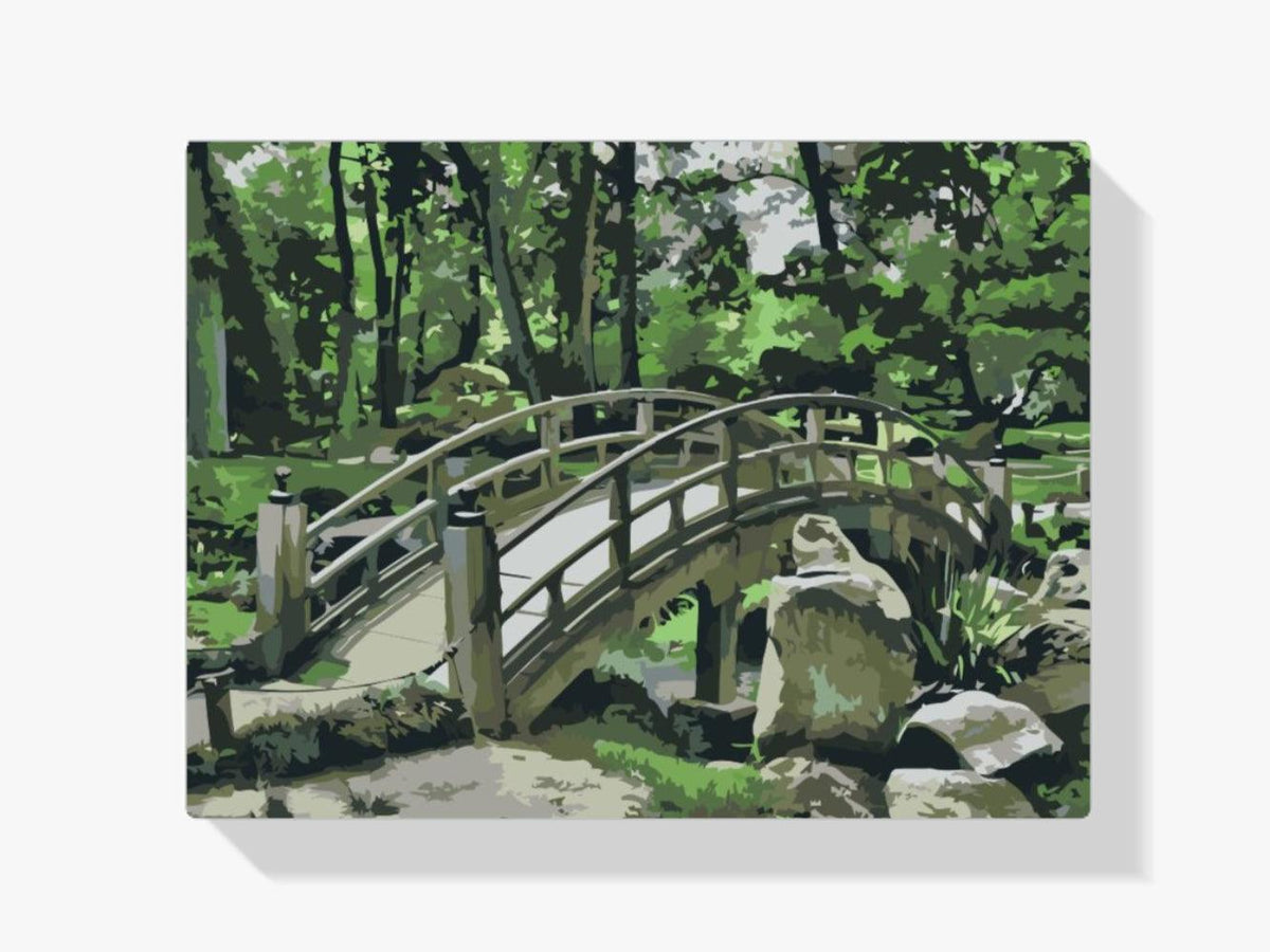 Diamond Painting - Brücke im Garten - SEOS Shop ®