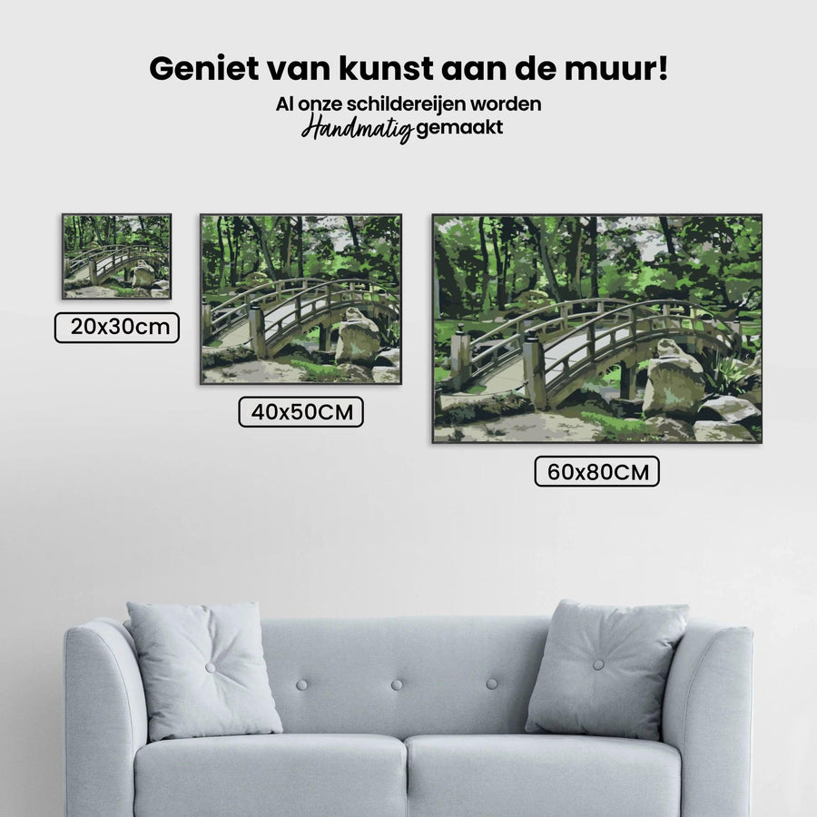 Diamond Painting - Brücke im Garten - SEOS Shop ®