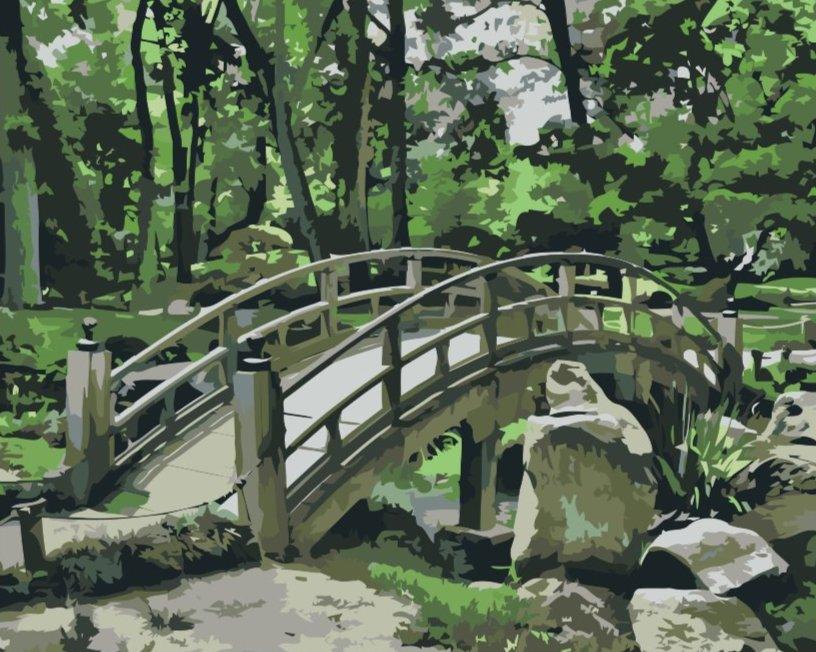Diamond Painting - Brücke im Garten - SEOS Shop ®