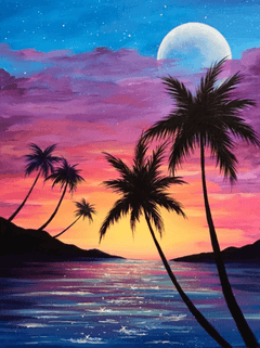 Diamantmalerei - Karibischer Sonnenuntergang - SEOS Shop ®
