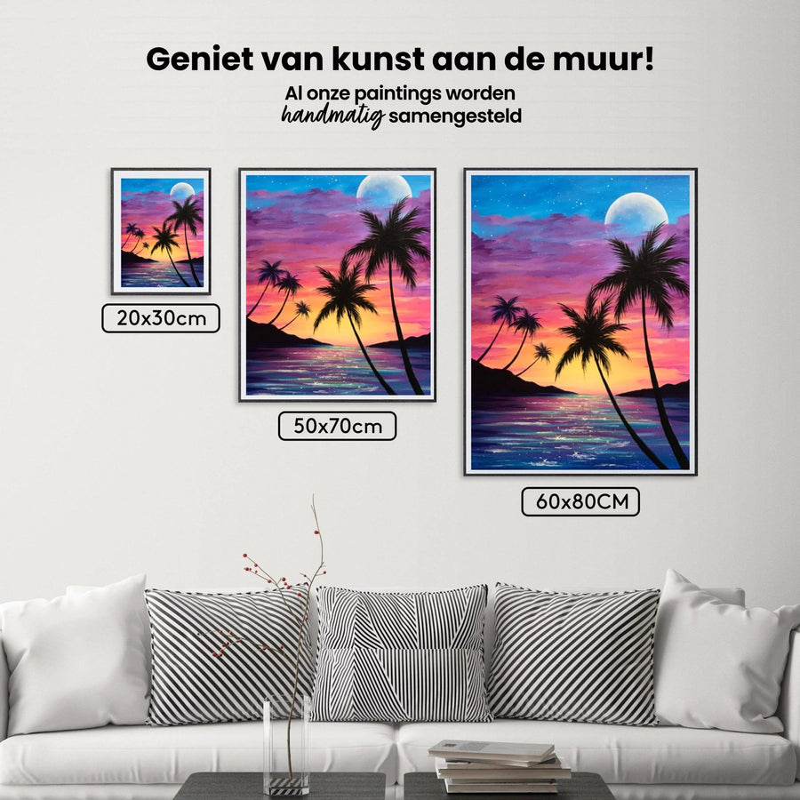 Diamantmalerei - Karibischer Sonnenuntergang - SEOS Shop ®