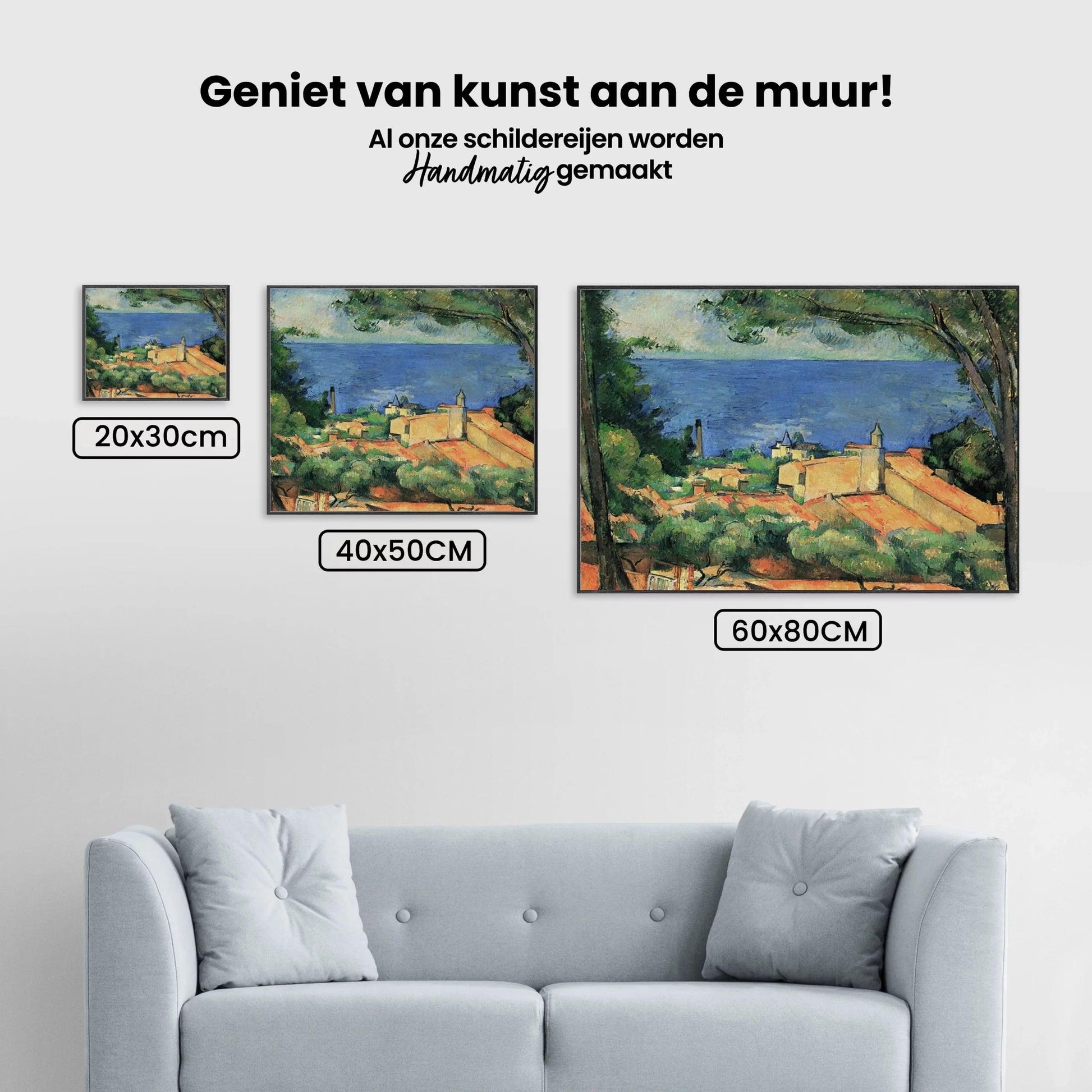 Diamond Painting - Die L'estaque mit roten Dächern - SEOS Shop ®