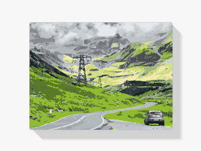 Diamantmalerei - Die Transfagarasan-Straße in Rumänien - SEOS Shop ®