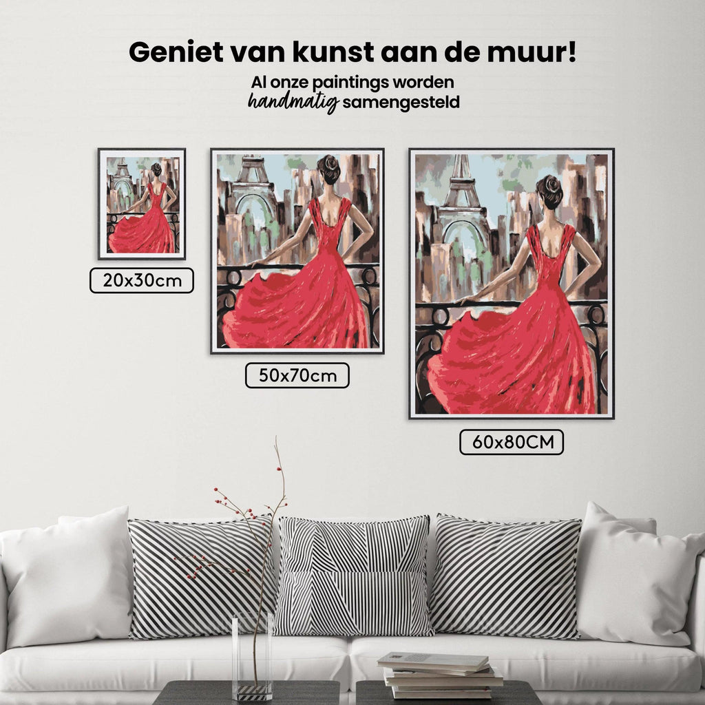 Diamantmalerei - Die Dame in Rot - SEOS Shop ®