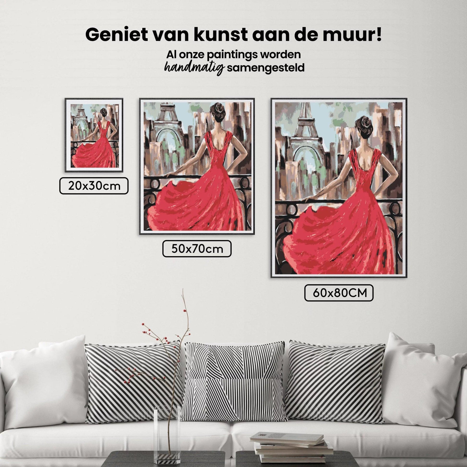 Diamantmalerei - Die Dame in Rot - SEOS Shop ®
