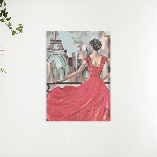 Diamantmalerei - Die Dame in Rot - SEOS Shop ®