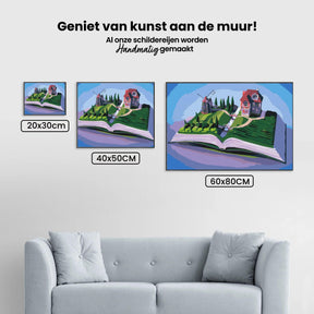 Diamond Painting - Die Mühle auf dem Buch - SEOS Shop ®