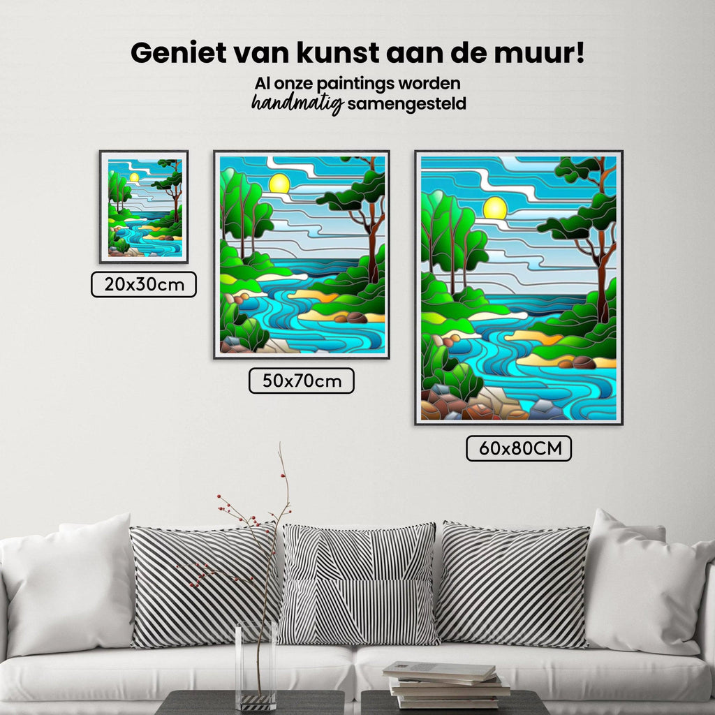 Diamantmalerei - Der Fluss - SEOS Shop ®