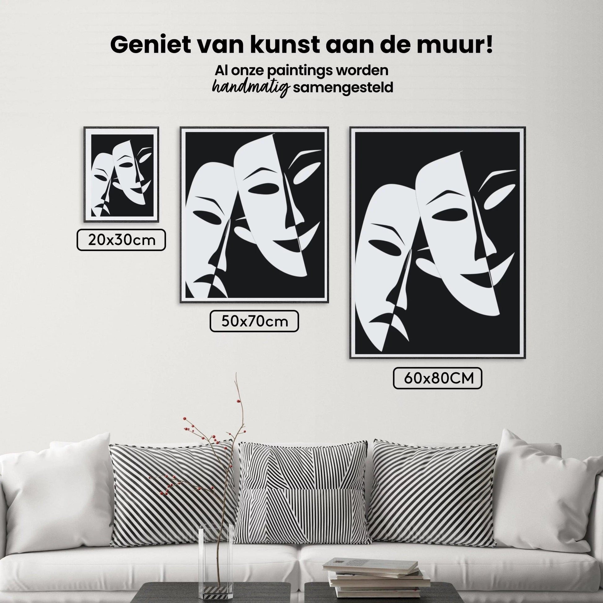 Diamond Painting - Drama vs. Komödie - SEOS Shop ®