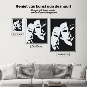 Diamond Painting - Drama vs. Komödie - SEOS Shop ®
