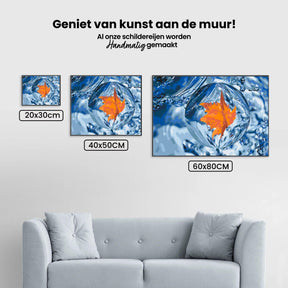 Diamantmalerei - Ein Blatt in einem Tropfen - SEOS Shop ®