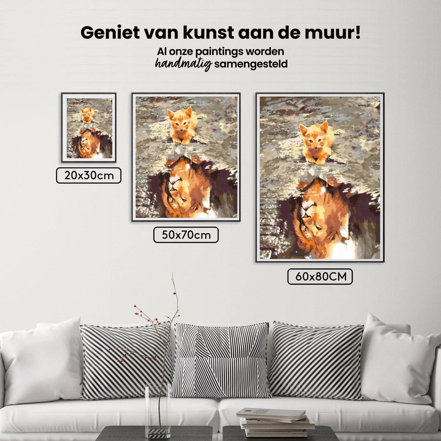 Diamantmalerei – Ein Kätzchen oder ein Löwe – SEOS®