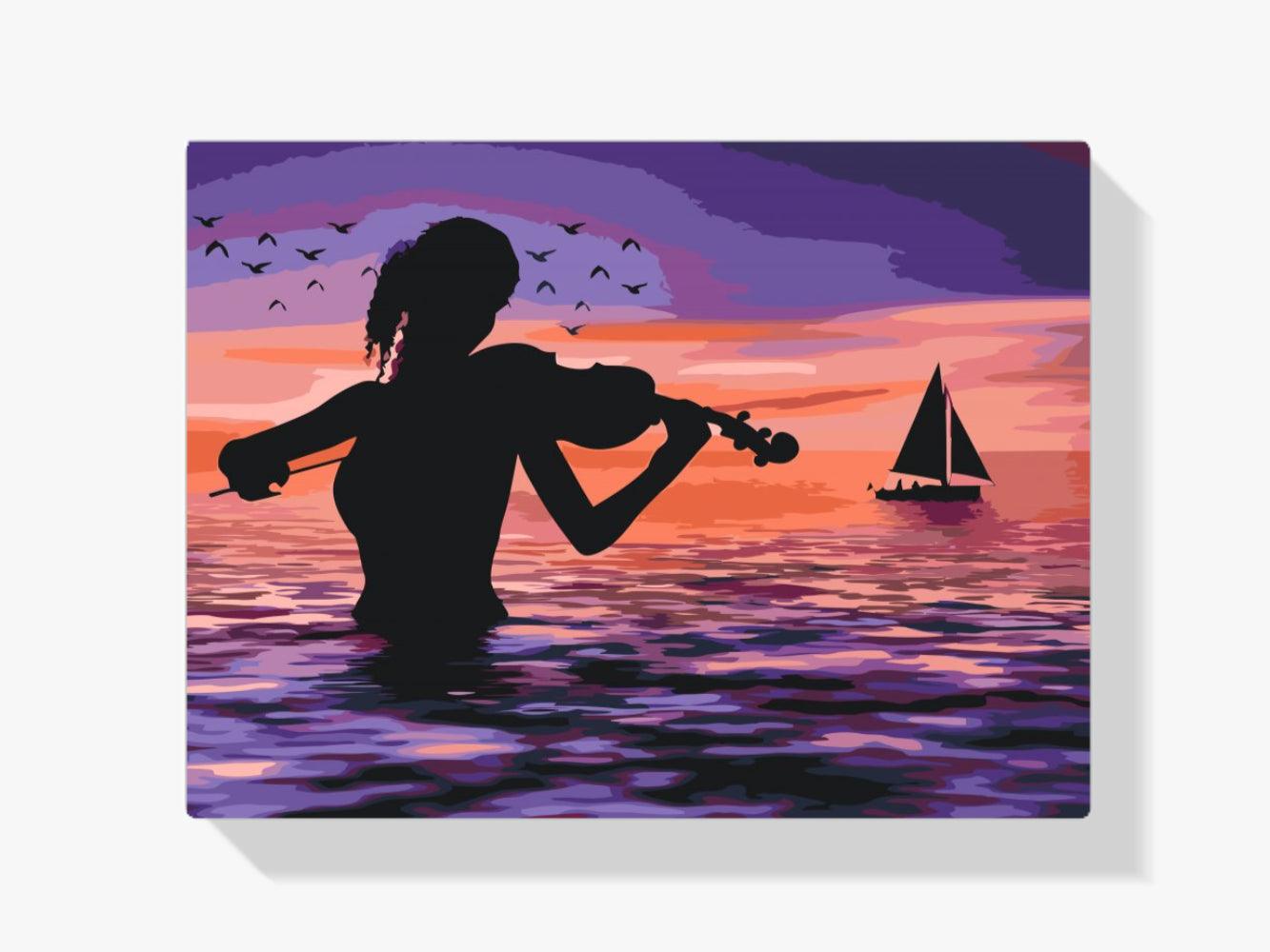 Diamantmalerei - Ein Pilzspieler im Meer - SEOS Shop ®