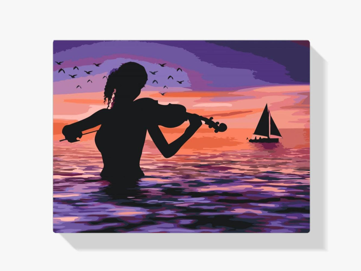 Diamantmalerei - Ein Pilzspieler im Meer - SEOS Shop ®