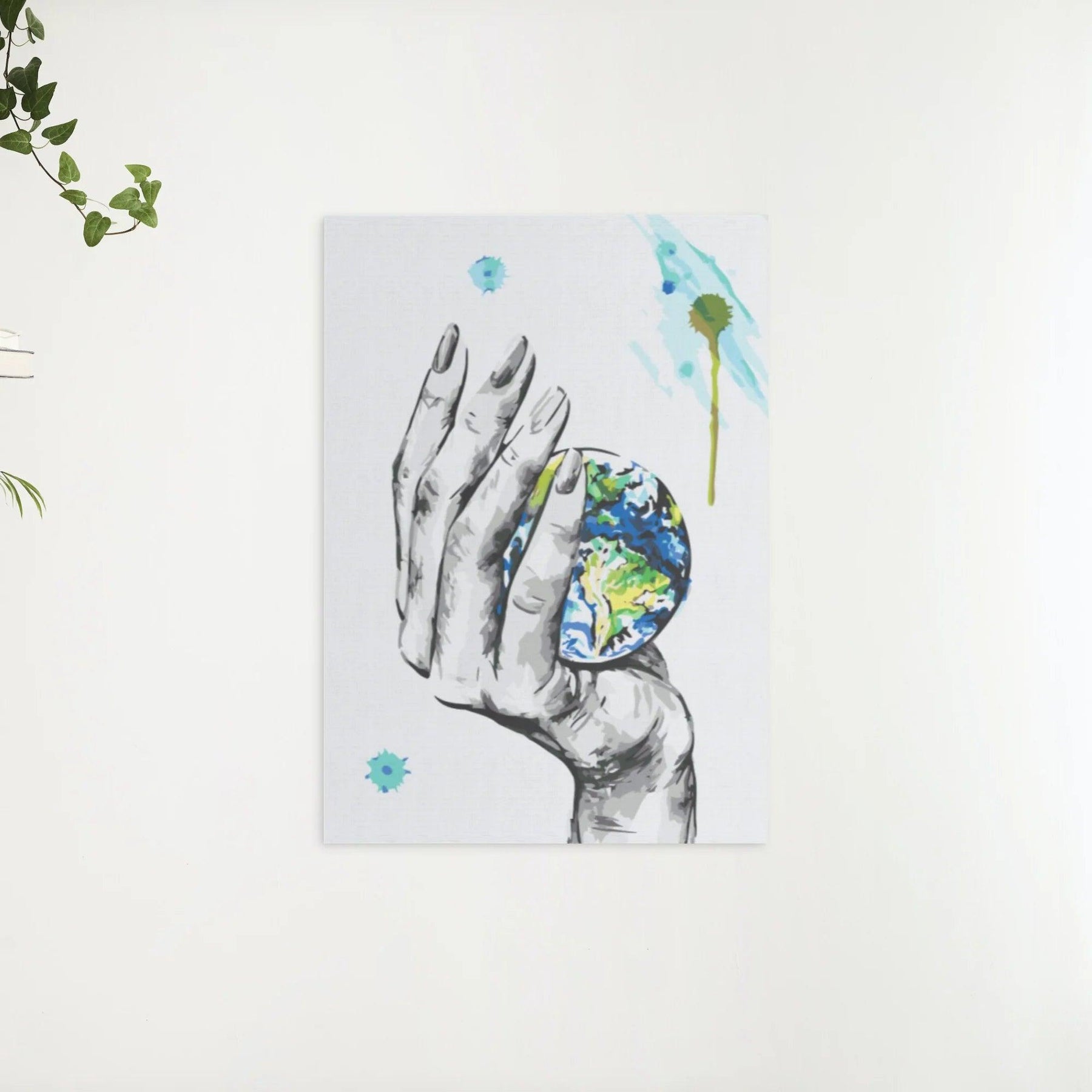 Diamantmalerei – Ein Planet in der Hand einer Frau – SEOS Shop ®