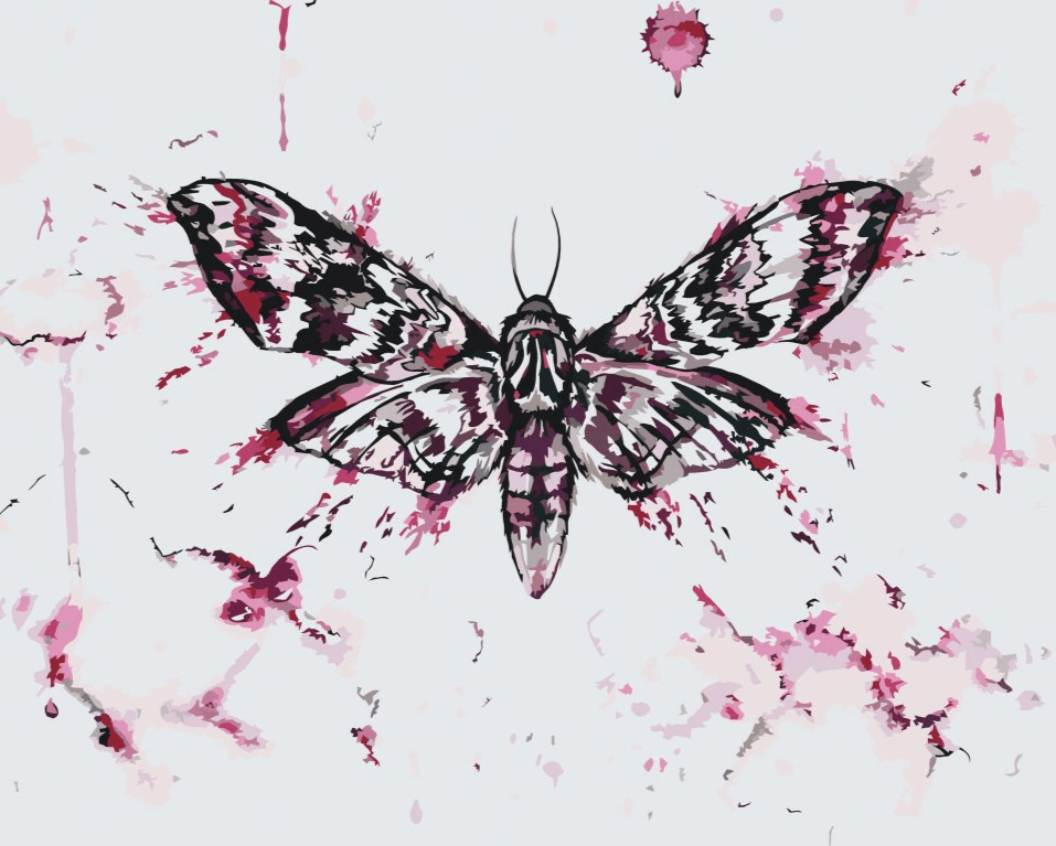 Diamond Painting - Einen Schmetterling malen - SEOS®