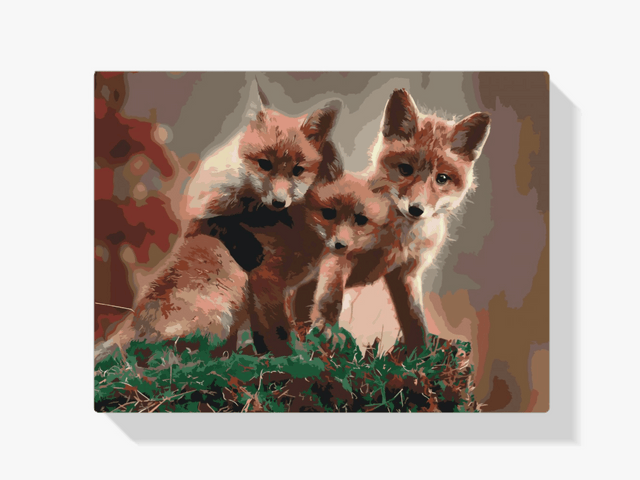 Diamantmalerei – Ein Fuchsjunges – SEOS®