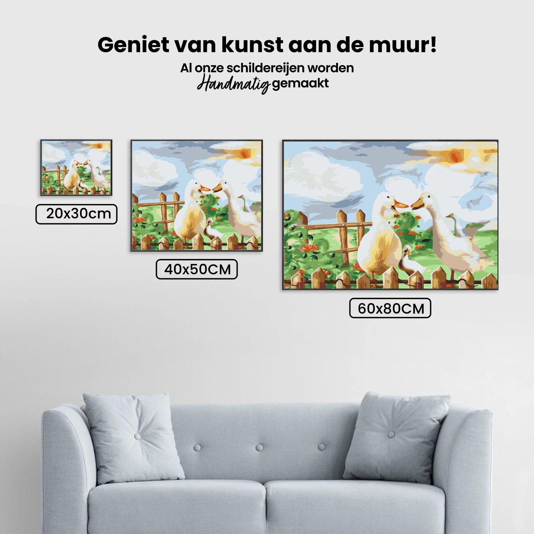 Diamond Painting - Entenfamilie im Garten - SEOS®