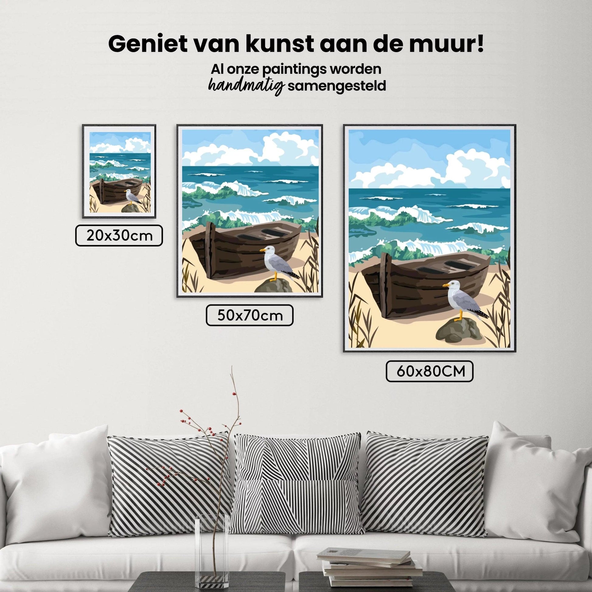 Diamantmalerei - Einsame Möwe - SEOS®