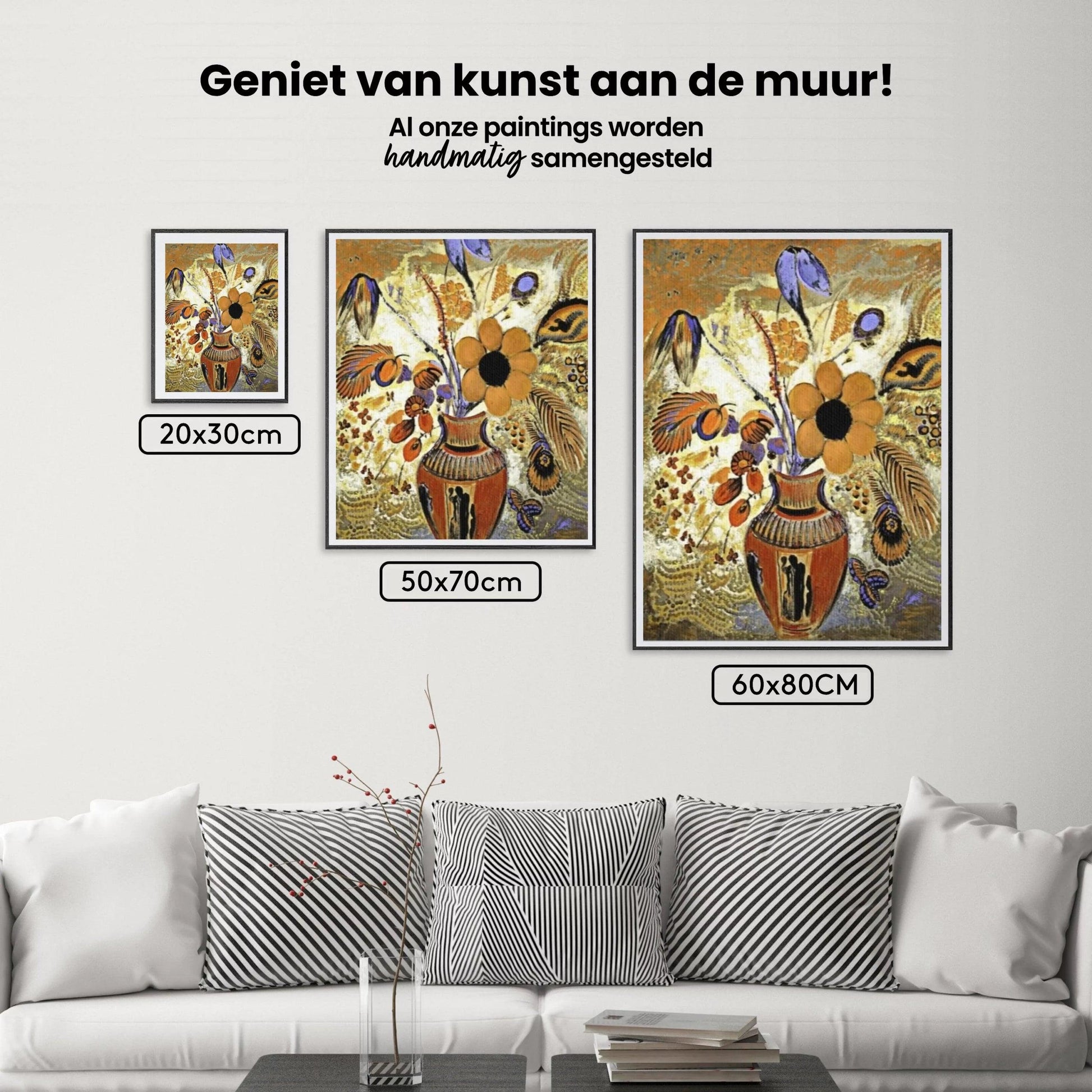 Diamond Painting - Etruskische Vase mit Blumen - SEOS Shop ®