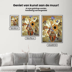 Diamond Painting - Etruskische Vase mit Blumen - SEOS Shop ®