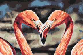 Diamantmalerei - Flamingos - SEOS®
