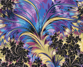 Diamantmalerei - Fraktale Federn - SEOS Shop ®