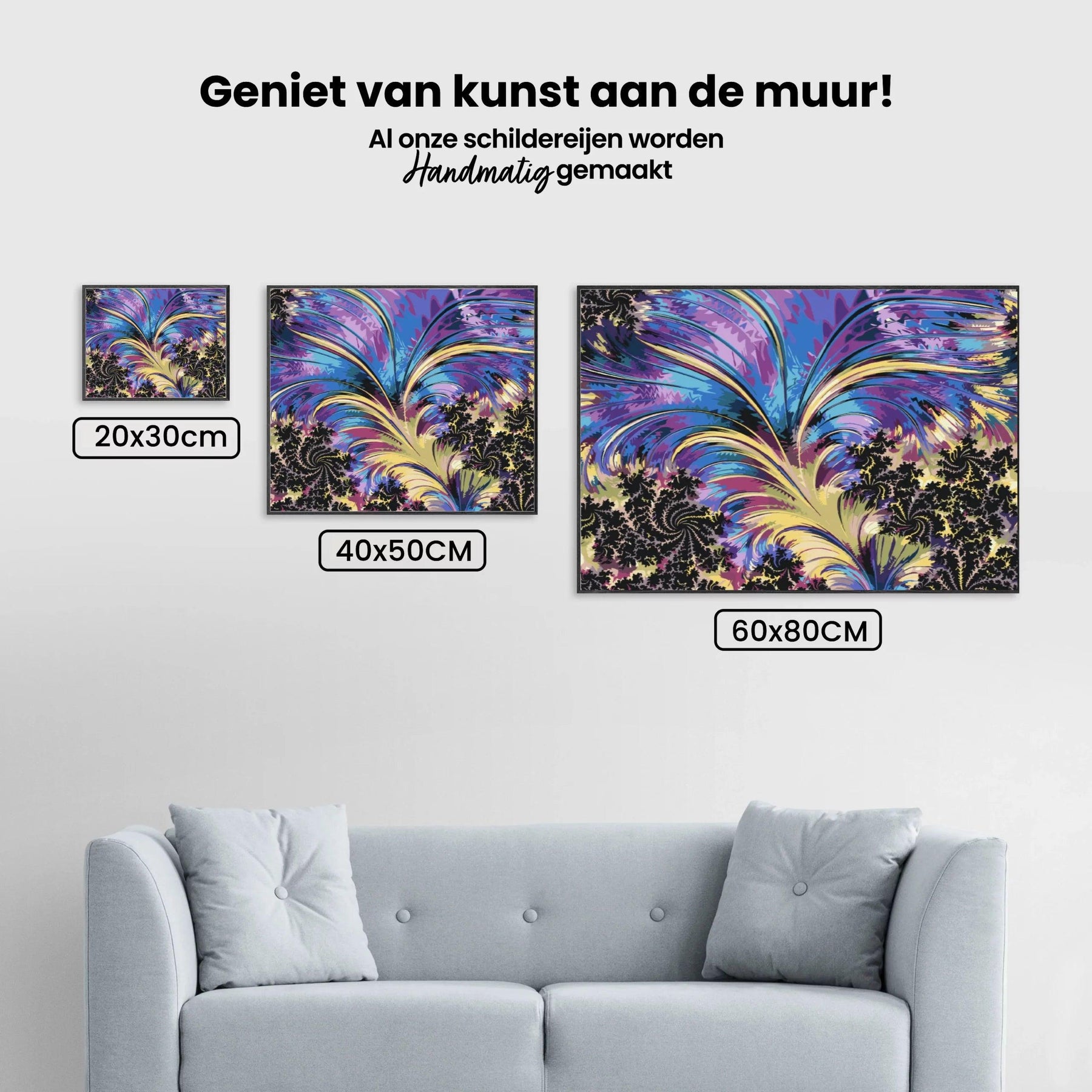 Diamantmalerei - Fraktale Federn - SEOS Shop ®