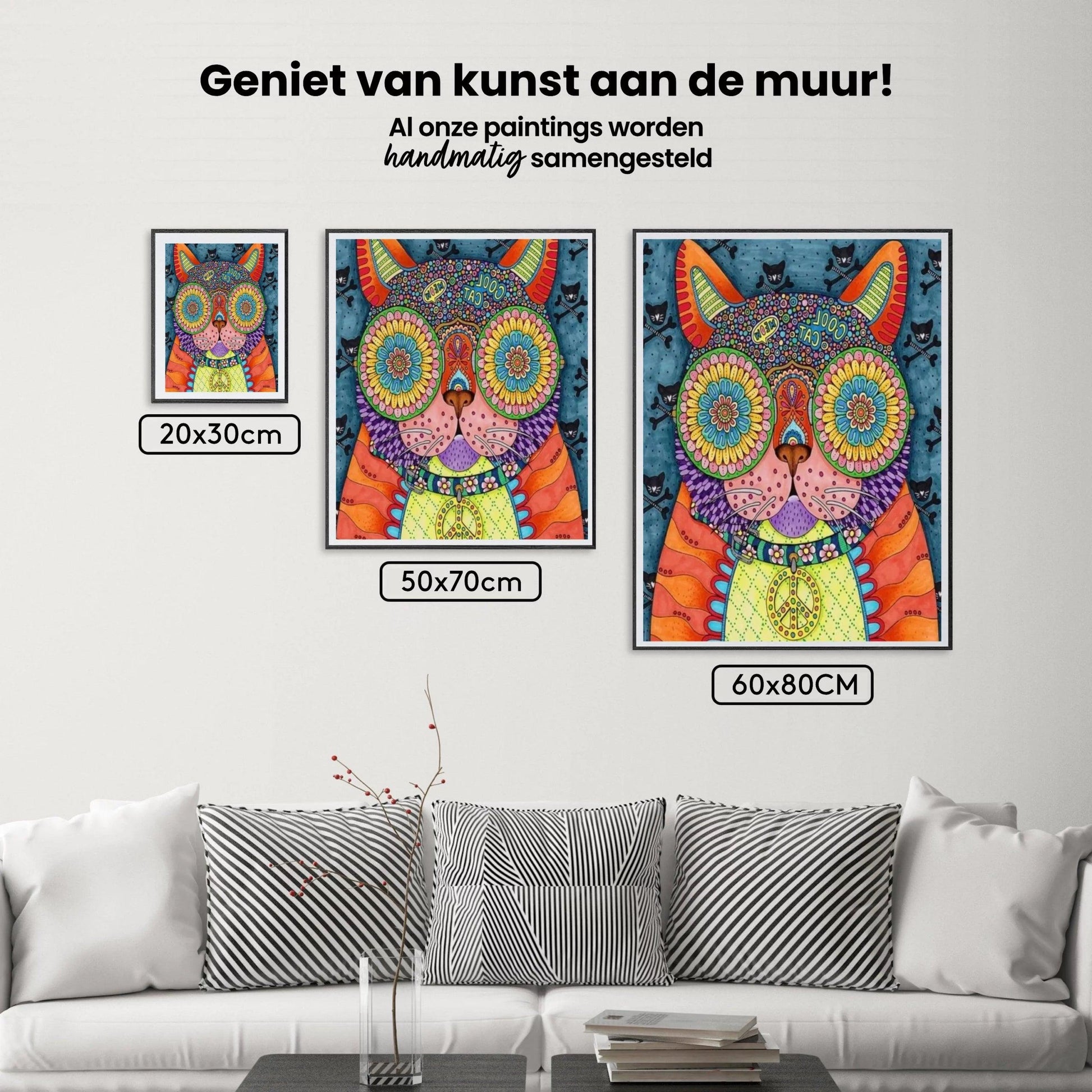 Diamantmalerei - Funky Cool Cat - SEOS Shop ®
