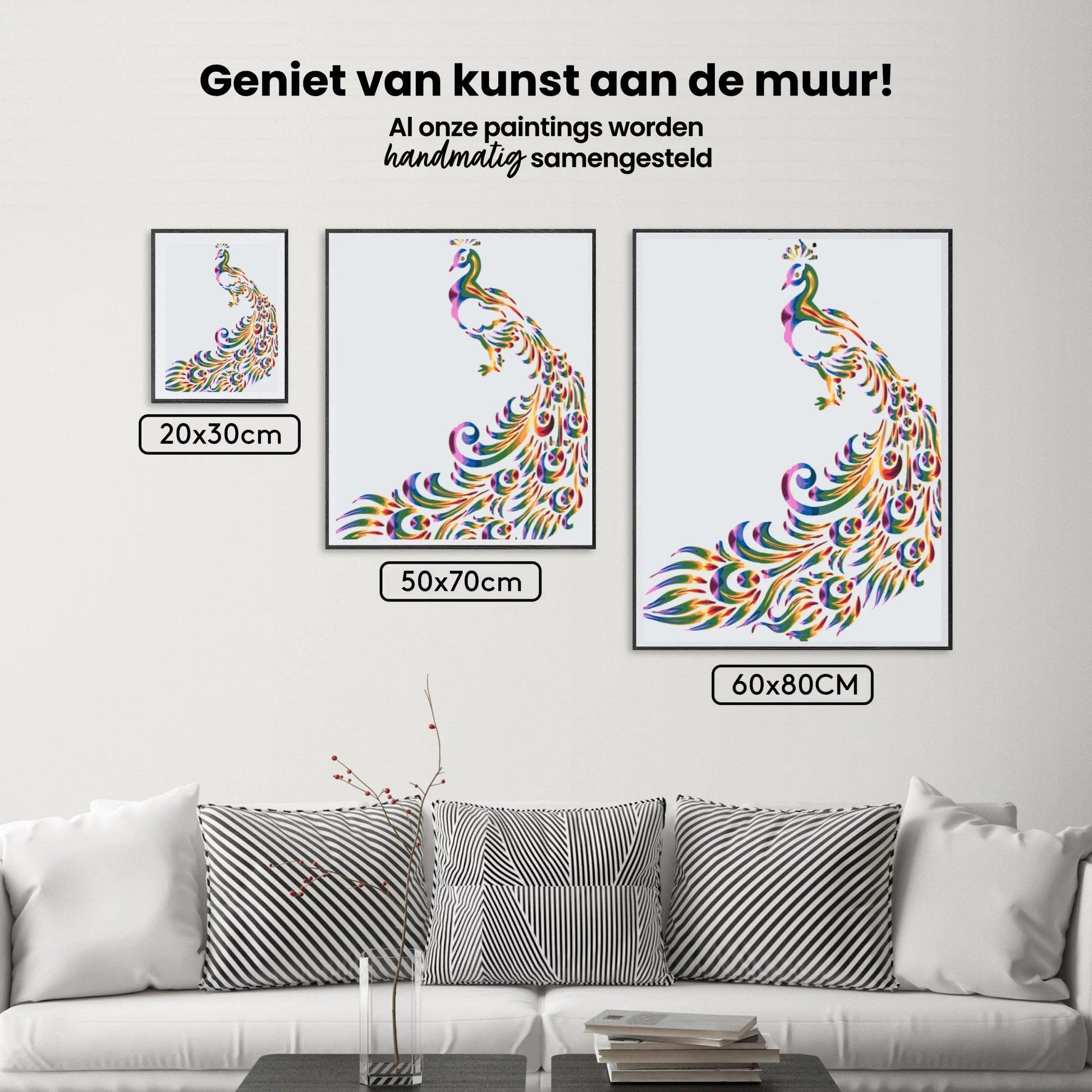 Diamond Painting - Farbiger Pfau 2 - SEOS®
