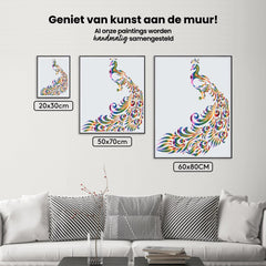 Diamond Painting - Farbiger Pfau 2 - SEOS®