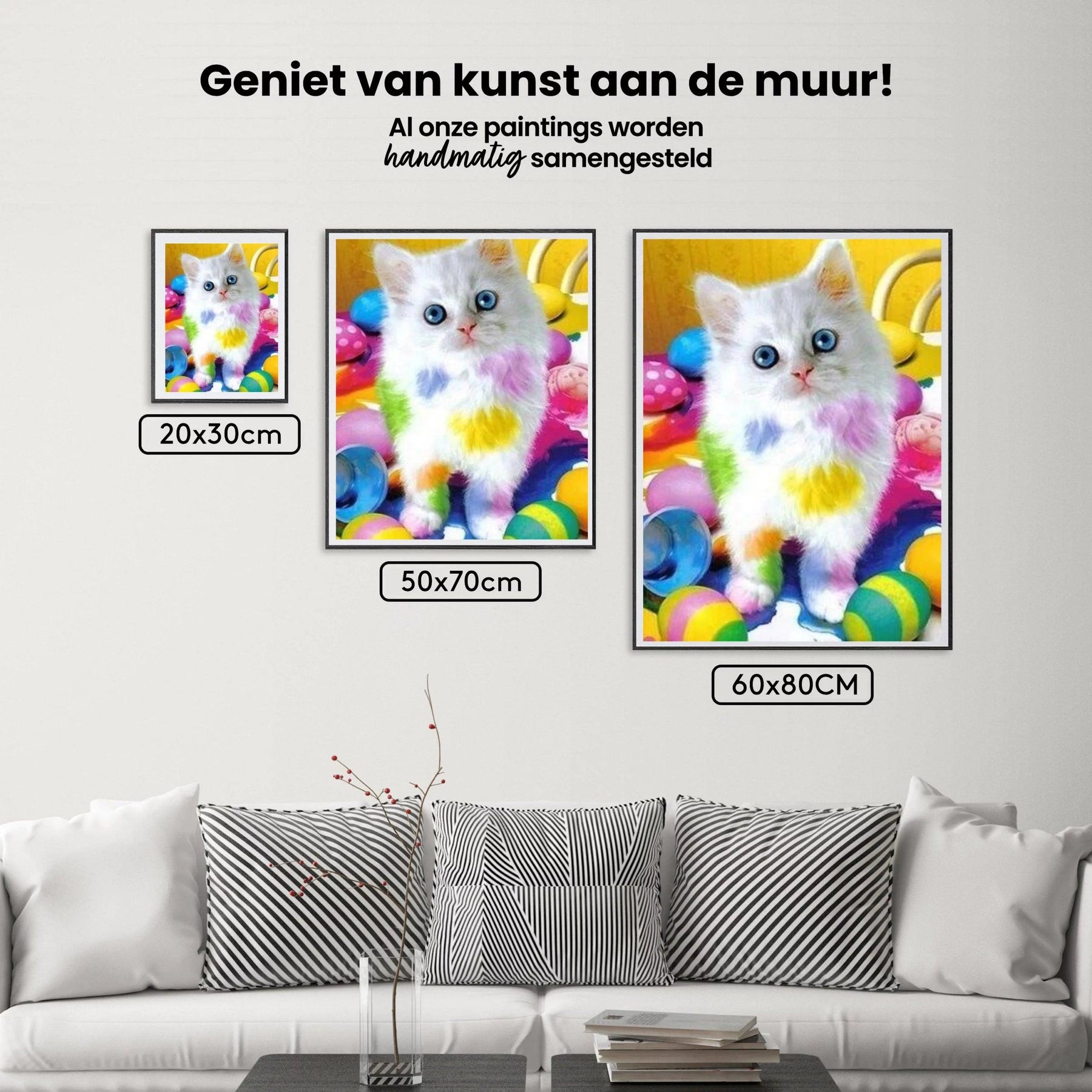 Diamantmalerei – Gefleckte Katze – SEOS®
