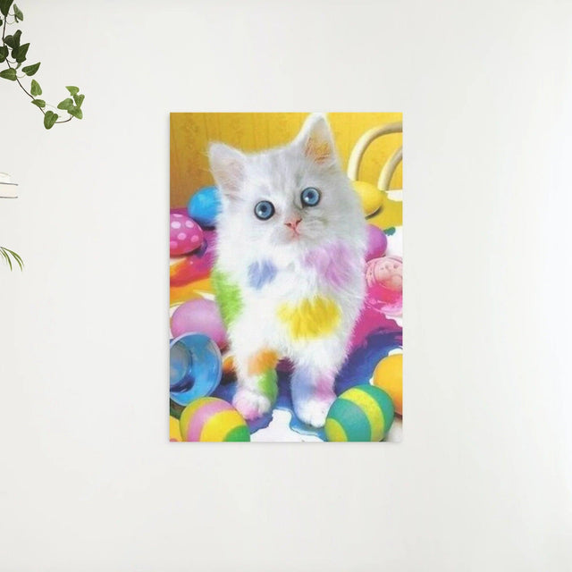 Diamantmalerei – Gefleckte Katze – SEOS®