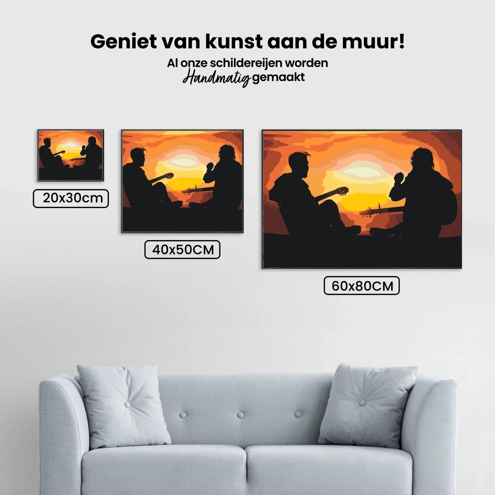 Diamond Painting - Gitarristen bei Sonnenuntergang - SEOS Shop ®