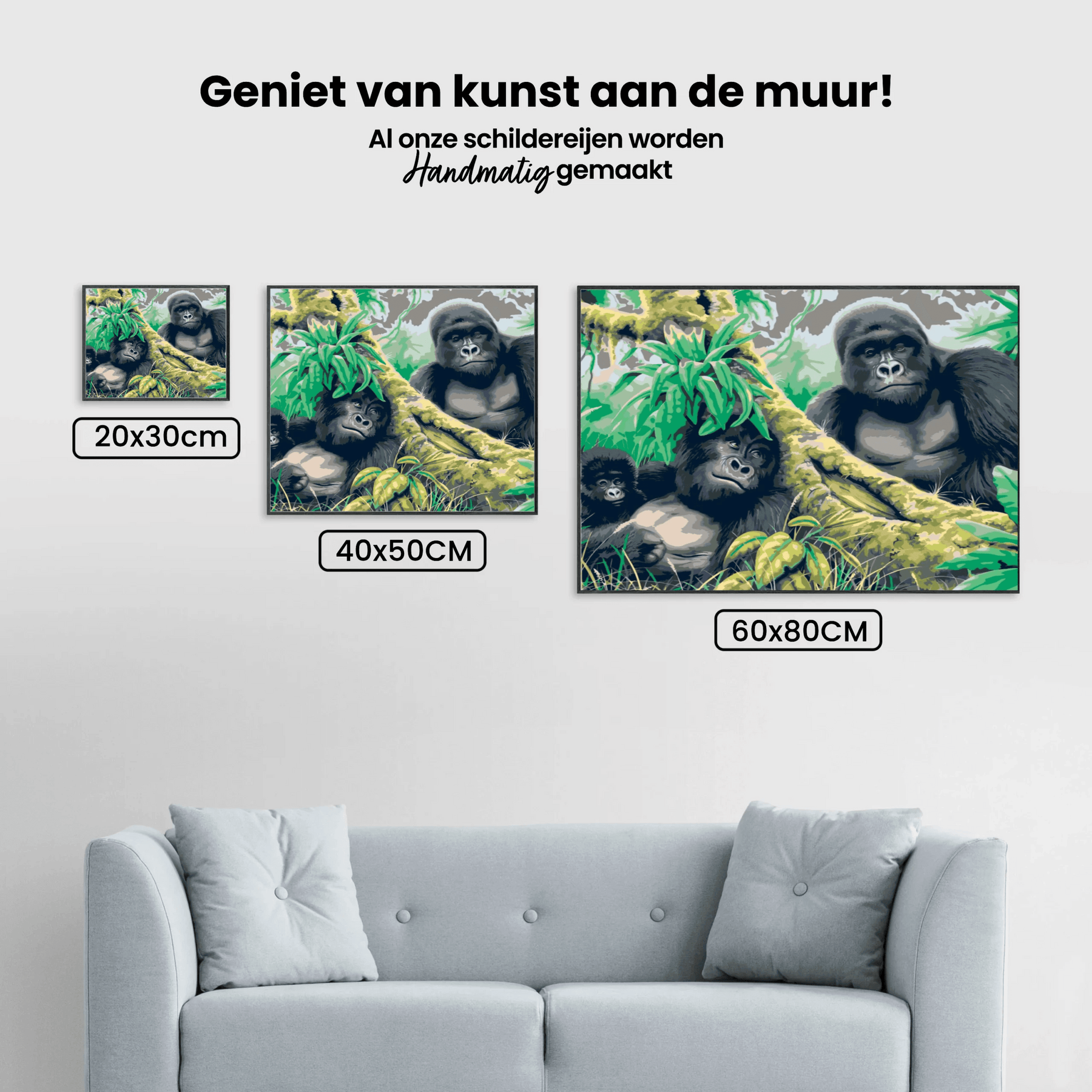 Diamond Painting - Gorillafamilie - SEOS®