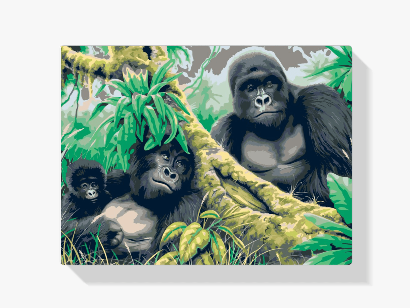 Diamond Painting - Gorillafamilie - SEOS®
