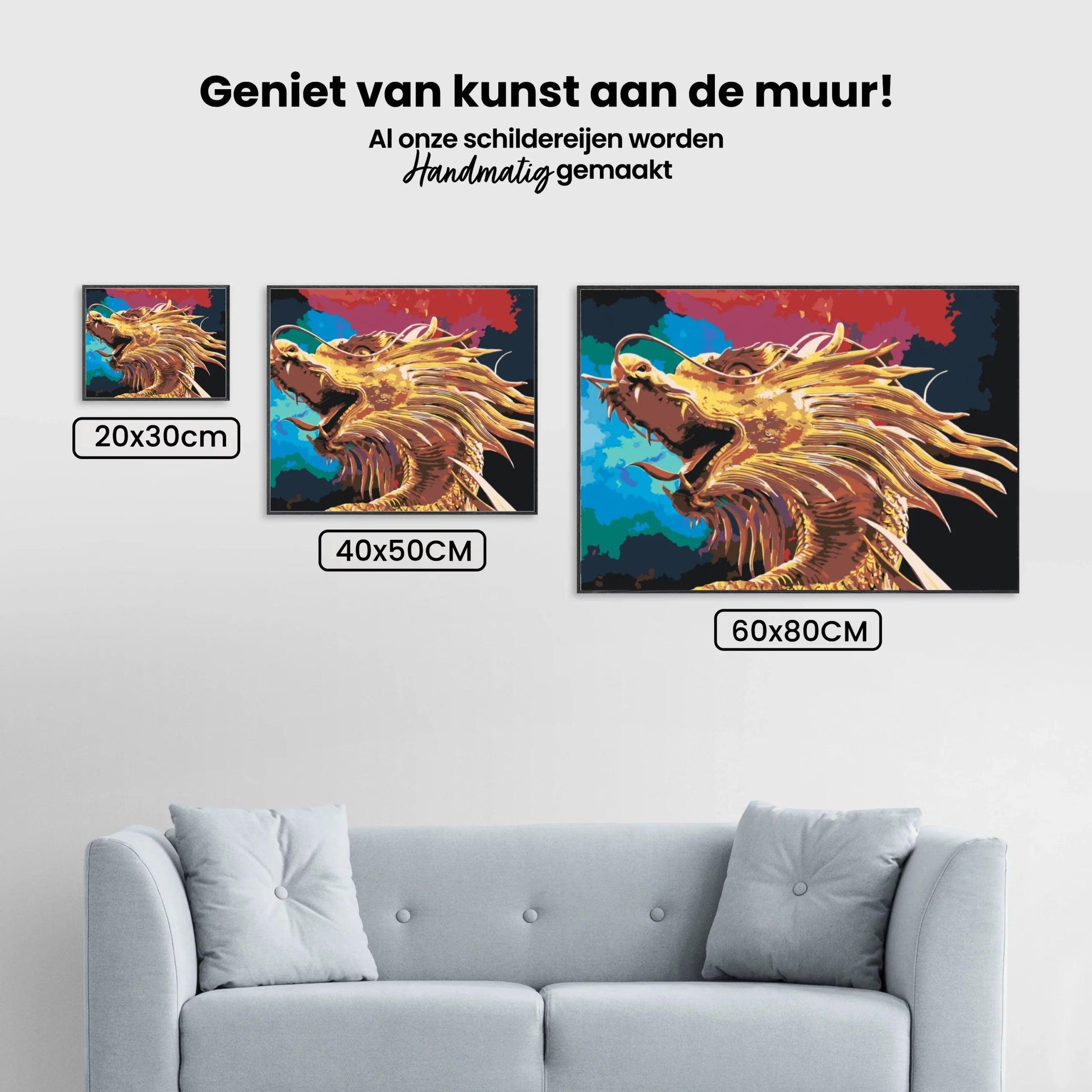 Diamantmalerei - Goldener Drache - SEOS Shop ®