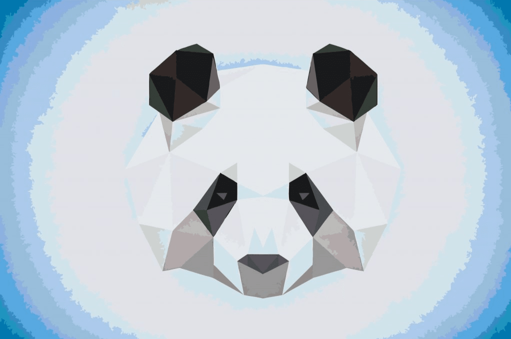 Diamantmalerei - Grafischer Panda - SEOS Shop ®