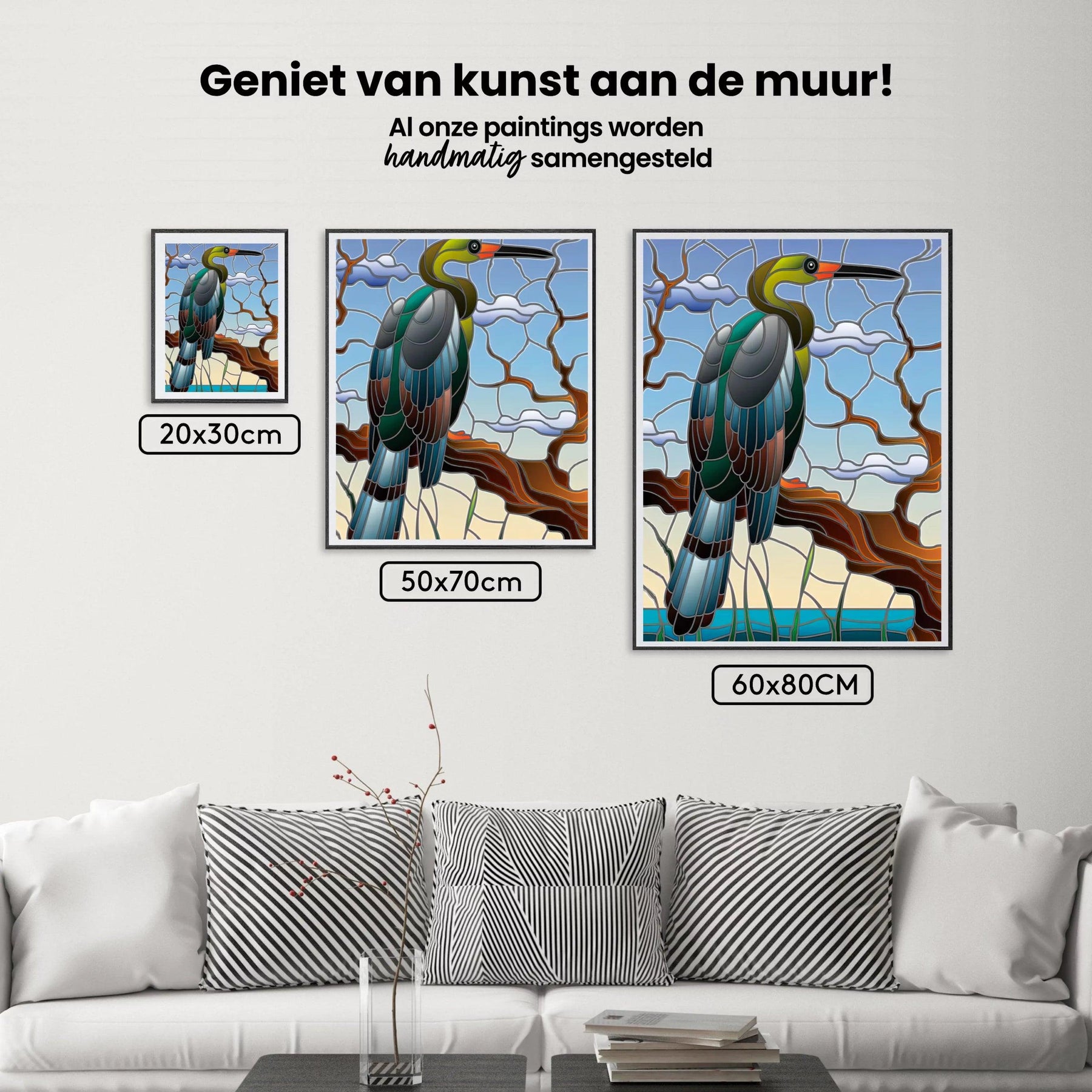 Diamantmalerei – Graureiher – SEOS®