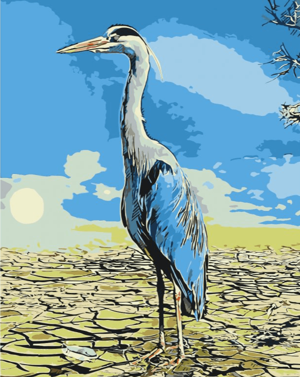 Diamond Painting - Reiher - SEOS®