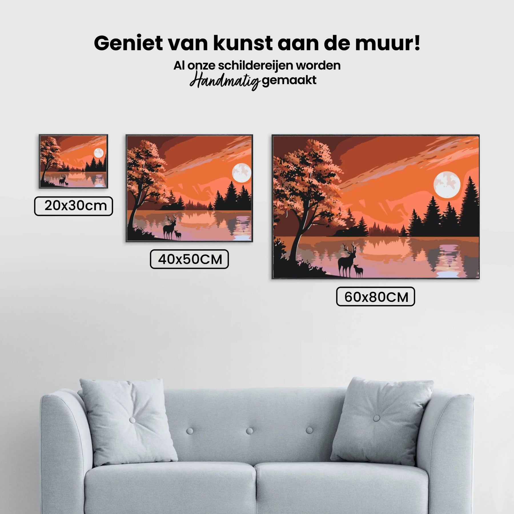 Diamond Painting - Hirsch in der Natur - SEOS®