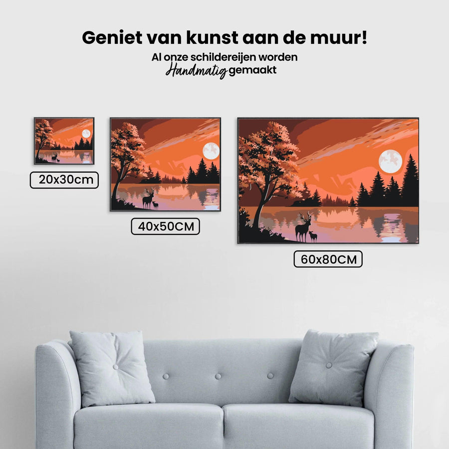 Diamond Painting - Hirsch in der Natur - SEOS®