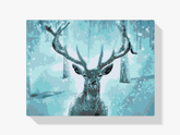 Diamantmalerei – Das verschneite Rentier – SEOS®