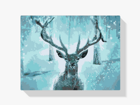 Diamantmalerei – Das verschneite Rentier – SEOS®