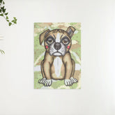 Diamond Painting - Hund mit rosa Wangen - SEOS®