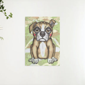 Diamond Painting - Hund mit rosa Wangen - SEOS®